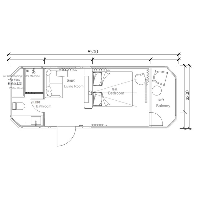 Casa c&aacute;psula espacial modular