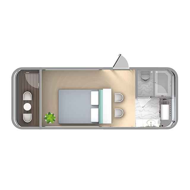 Casa c&aacute;psula de vida de lujo 